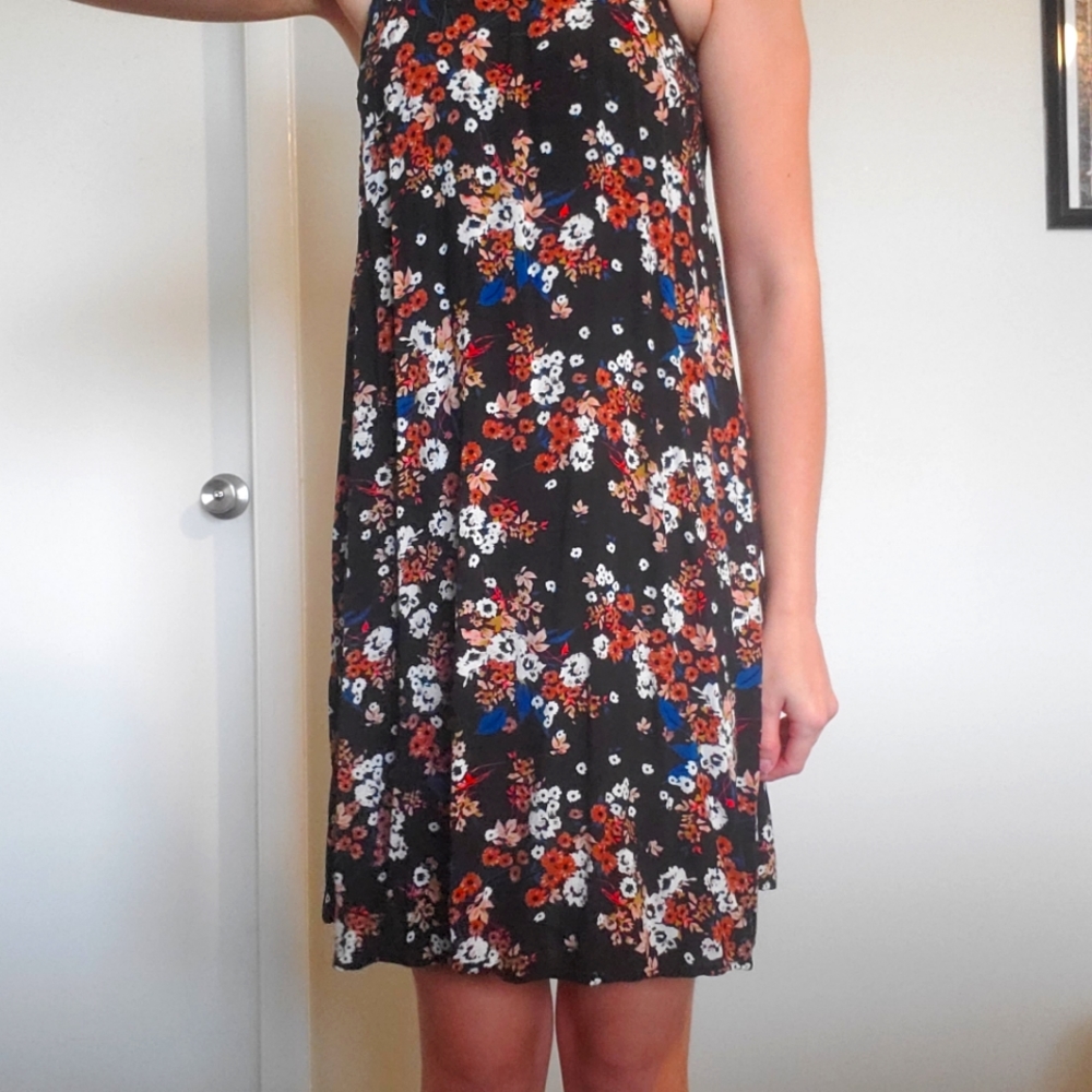 Floral tank dress